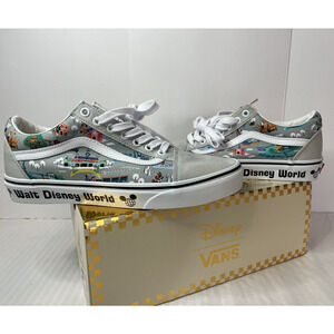 Disney Parks 2022 50th Anniversary Magic Vans Of The Wall Shoes Size M9|W10.5New